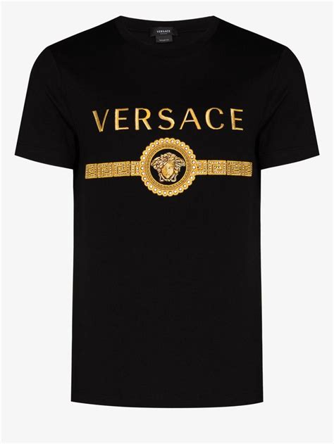 versace black tee|versace tee shirts for men.